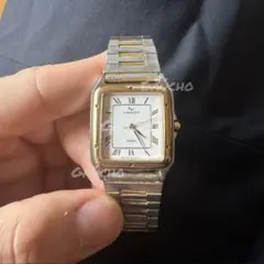 90s Vintage Seiko Lucent サントス ローマン文字盤 90s Vintage Seiko Lucent サントス ローマン文字盤 - メルカリ