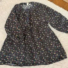 Samansa Mos2 花柄ワンピース Sサイズのサムネイル