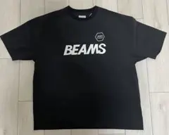BEAMS 野口聡一 プリントTシャツ ブラック (Lサイズ)