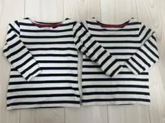 【24時間限定SALE】ボーダー柄トップス2枚セット　美品
