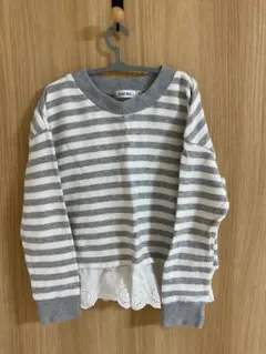 SLAP SLIP ボーダー 長袖カットソー 120cm