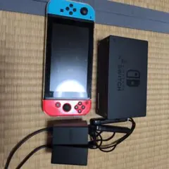 Nintendo Switch 本体 赤/青 ドック付き（ジャンク品）