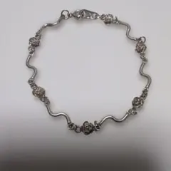 スワロフスキーシルバー ブレスレット ダイヤモンド風 - メルカリ