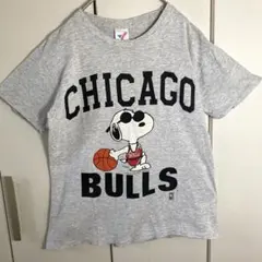 NBA シカゴ・ブルズ × スヌーピー コラボ Tシャツ Mサイズ USA製 