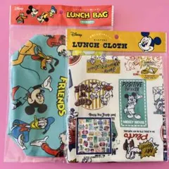 ディズニー　 ミッキー　フレンズ　ランチバッグ　ランチマット ランチクロス