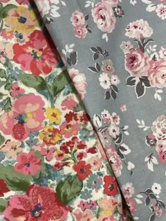 23ꔛ‬ෆ【2枚セット】キャスキッドソン・シーチング生地