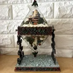 【スノードーム】ヴィンテージ サンタ＆スノーマン クリスマス インテリア 置物