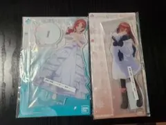 る*！様 五等分の花嫁・中野三玖・ビックアクリルスタンド・一番くじ・2点セット