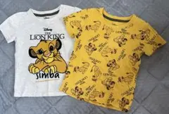 Disney ライオンキング シンバ 半袖Tシャツ 2枚セットのサムネイル