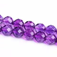 2月誕生石 高質アメジスト64面カット 多面カット 紫水晶 アメシスト