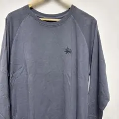 90s stussy ラグランスリーブ 刺繍ロゴ グレー×ブラック　パキスタン製 2025年最新】stussy ラグランの人気アイテム - メルカリ