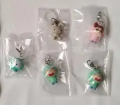 クレヨンしんちゃん めじるしアクセサリー1、2 パステルカラー　5個セット
