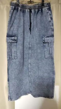 デニム タイトスカート Mサイズ サイドポケット付き