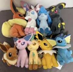 ポケモン ぬいぐるみ イーブイと進化系 9体セット - メルカリ