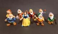 白雪姫と7人の小人 ソフビ人形　 Disny 　置き物 　ディズニー　 白雪姫