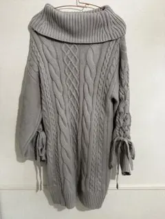 INGNI ケーブルニット ロングワンピース