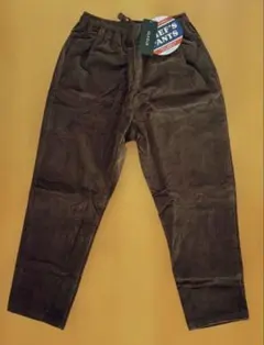 ストレッチコーデュロイ・シェフパンツ　ダークブラウン