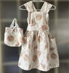 ハンドメイド♡犬服 ひまわりのバルーンキャミワンピース(小さめ