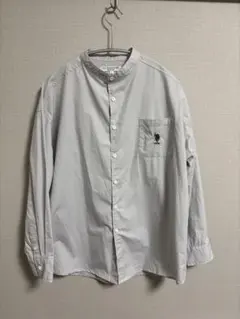 U.S. POLO ASSN. グレー ボタンダウンシャツ S