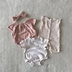 ZARA/H&M ロンパース カバーオール３枚セット 68