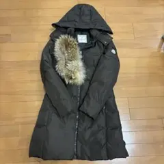Moncler ブラウン ロングダウンジャケット