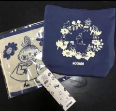 2025 ジョナサン福袋　ムーミンコラボグッズ トート タオル 水筒 3点セット