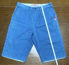BEAMS HEARTメンズ ハーフパンツ ブルーチェック柄のサムネイル