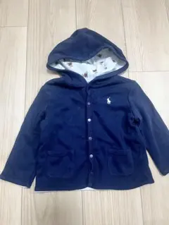 ラルフローレン フード付きカーディガン