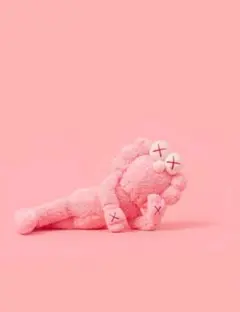 kaws BFF pink plush