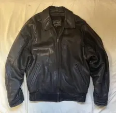 ラムレザー レザージャケット メンズ ブラック 本革 シンプル