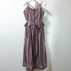 axesfemme　オーナメント縦柄ビスチェ　スカートセットアップ