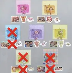 一番くじ おジャ魔女どれみ G賞 ジッパーバッグ付きステッカーセット 4種セット