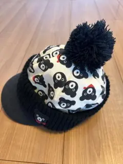 DOUBLE.B クマ柄ニット帽 M50-52
