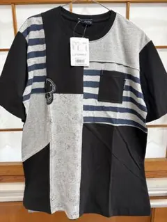 お盆SALE❣️ ドラッグストアーズ スタンディアップリケ　パッチワークTシャツのサムネイル