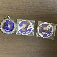忍たま乱太郎 極楽湯 かぶく忍術学園 極楽温泉の段 鉢屋三郎不破雷蔵 缶バッジ