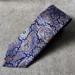 penrose london ペンローズロンドンペイズリー柄 ネクタイ ブラウン