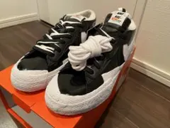 Nike Blazer Low Sacai 9.5 (US) ブラック/ホワイト