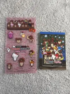 キティ　　なめこ栽培キット×ハローキティ 2点セット