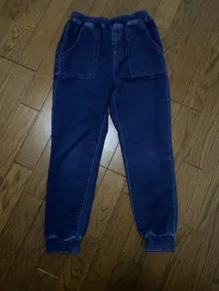 KIDS(男女兼用)インディゴカットソージョガーパンツ