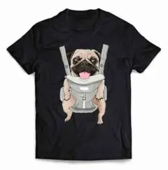 パグ犬いぬ赤ちゃんTシャツ
