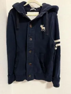 Abercrombie & Fitchメンズ　ボタン　パーカー L