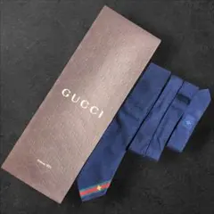 GUCCI ネクタイ GG インターロッキング シェリーライン 無地 ソリッド