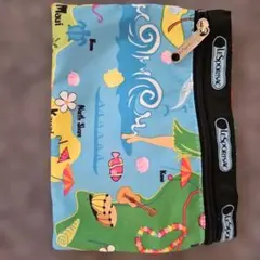 LeSportsac ハワイアンプリント ポーチ