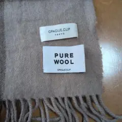 OPAQUE.CLIP PURE WOOL チェック柄 マフラーのサムネイル