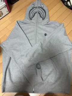 A BATHING APE ワンポイントフルジップシャークフーディ
