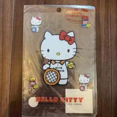 ハローキティ　クリアシール　平成レトロ　テニスシール