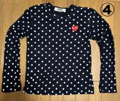 PLAY Comme des Garçons ドット柄長袖Tシャツ S - メルカリ