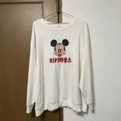 ディズニー ミッキー ♡ トレーナー ♡ 韓国語 ♡ LLサイズ