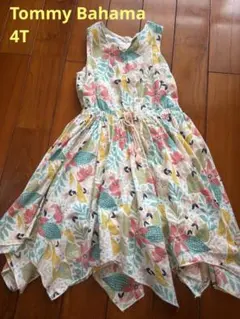 【Tommy Bahama/4T】花柄ノースリーブワンピース