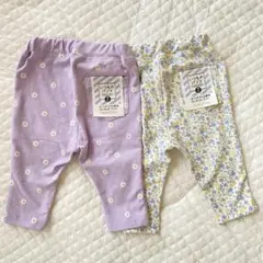 ベビーレギンス　7分丈　80サイズ　2枚セット